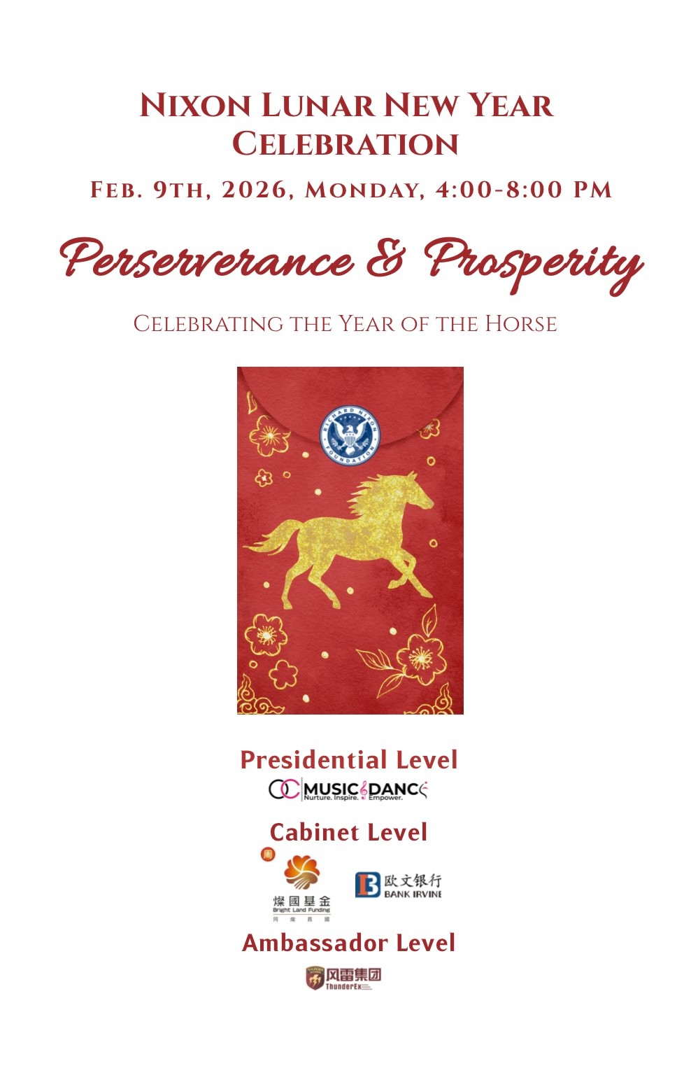 Richard Nixon Library-2026 Lunar New Year Celebration